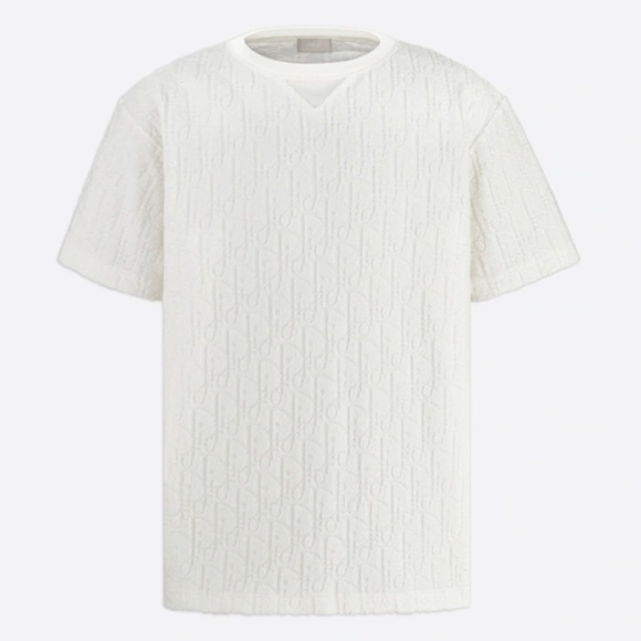 DIOR OBLIQUE T-SHIRT, RELAXED FIT
Off-White Terry Cotton Jacquard - Picture 3 of 7